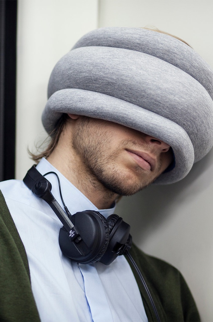 Večnamenski vzglavnik Ostrichpillow Light modra OPLR01U