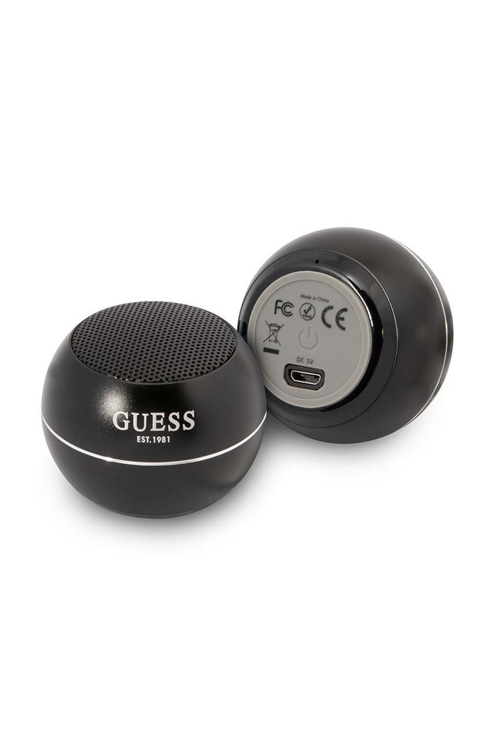 bezdrôtový reproduktor Guess mini speaker GUWSALGEK čierna AA00