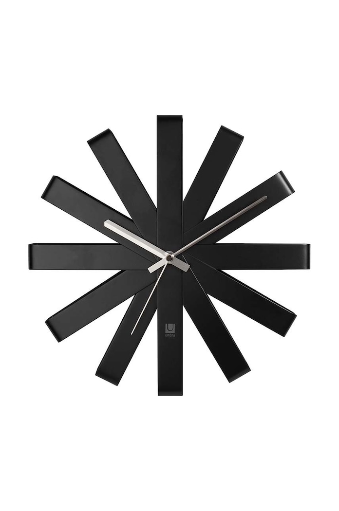 Umbra orologio da parete nero 118070.040