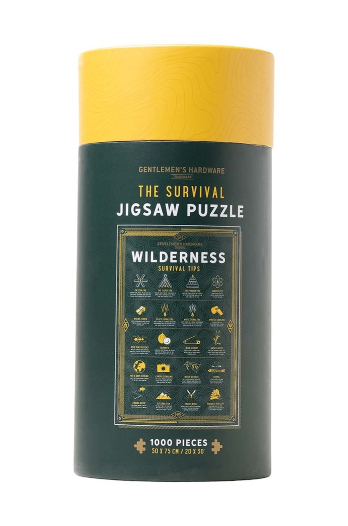 Puzzle v tubě Gentelmen's Hardware Survival 1000 ks vícebarevná GEN672UK