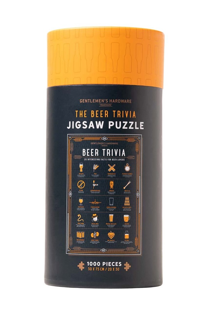 Puzzle v tubě Gentelmen's Hardware Beer 1000 ks vícebarevná GEN673UK