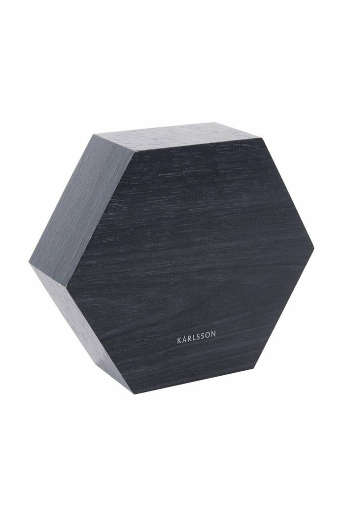 Karlsson budzik LED Hexagon KA5651BK czarny AA00