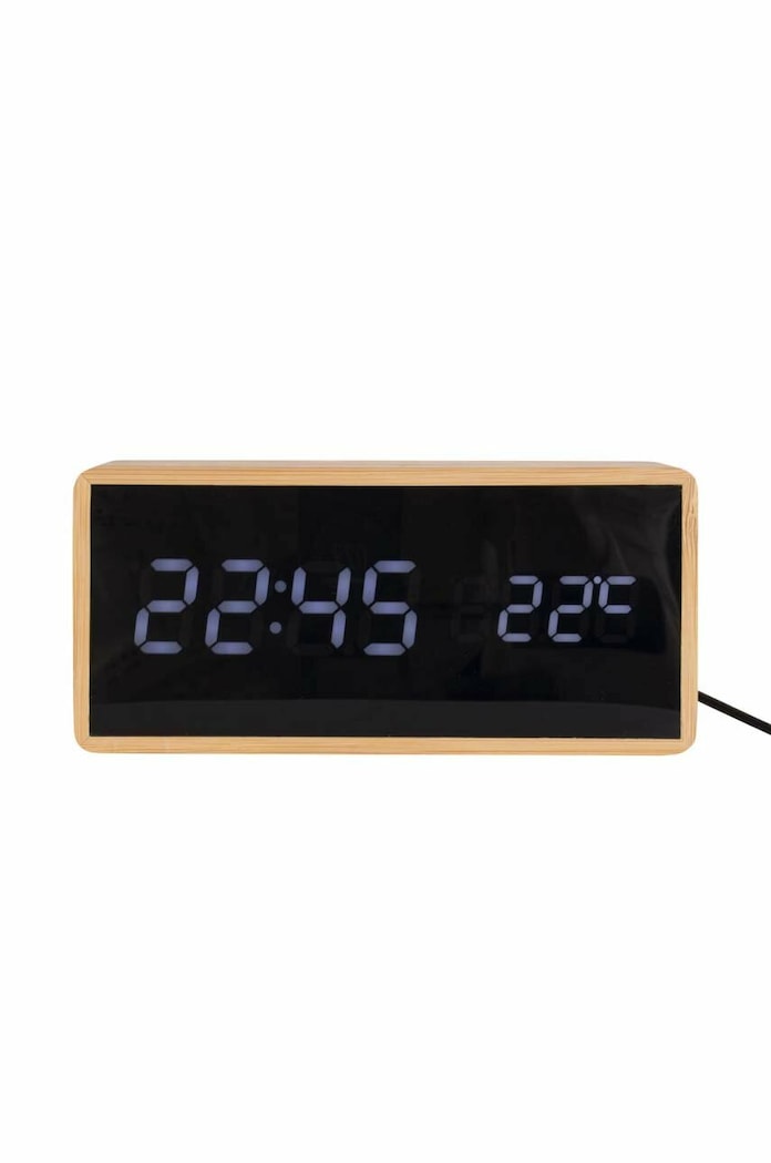Budík Karlsson LED Tube béžová KA5724