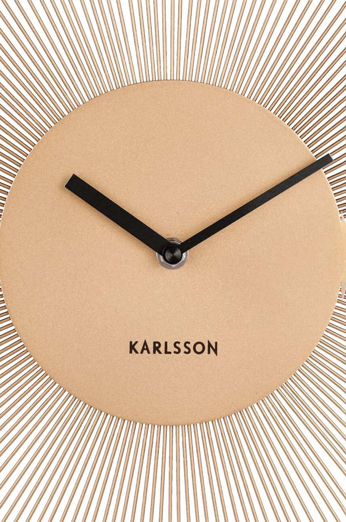 Karlsson ceas de perete Peony KA5817GD galben AA00