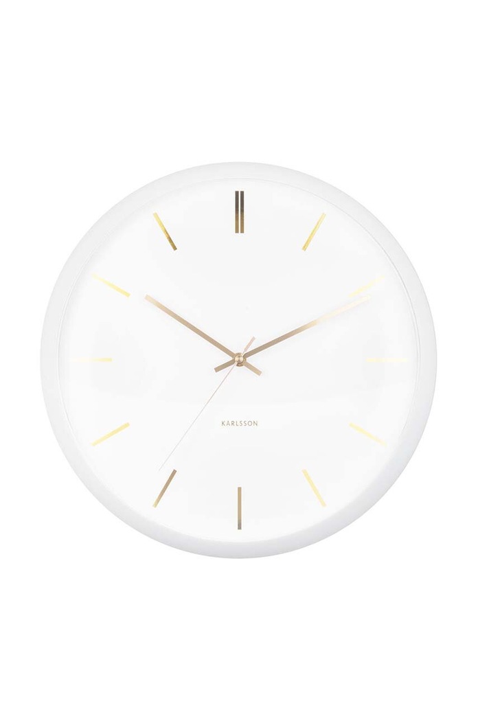 Nástenné hodiny Karlsson Globe biela KA5840WH