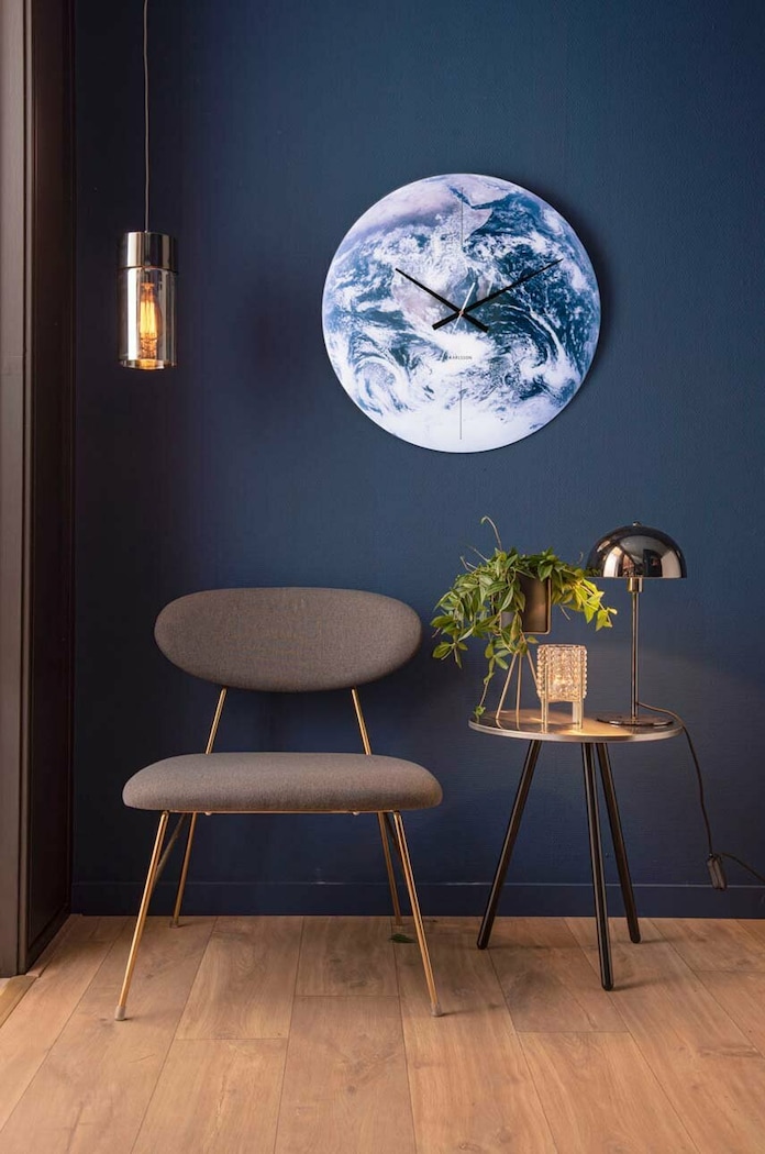 Stenska ura Karlsson Earth KA5725 modra