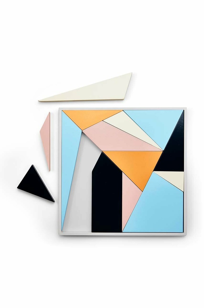 Dřevěné puzzle Printworks Archimedes 14 dílků vícebarevná PW00565
