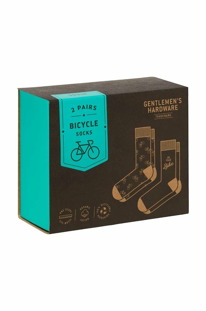 Gentlemen's Hardware skarpetki bawełniane Bike 2-pack multicolor GEN685UK