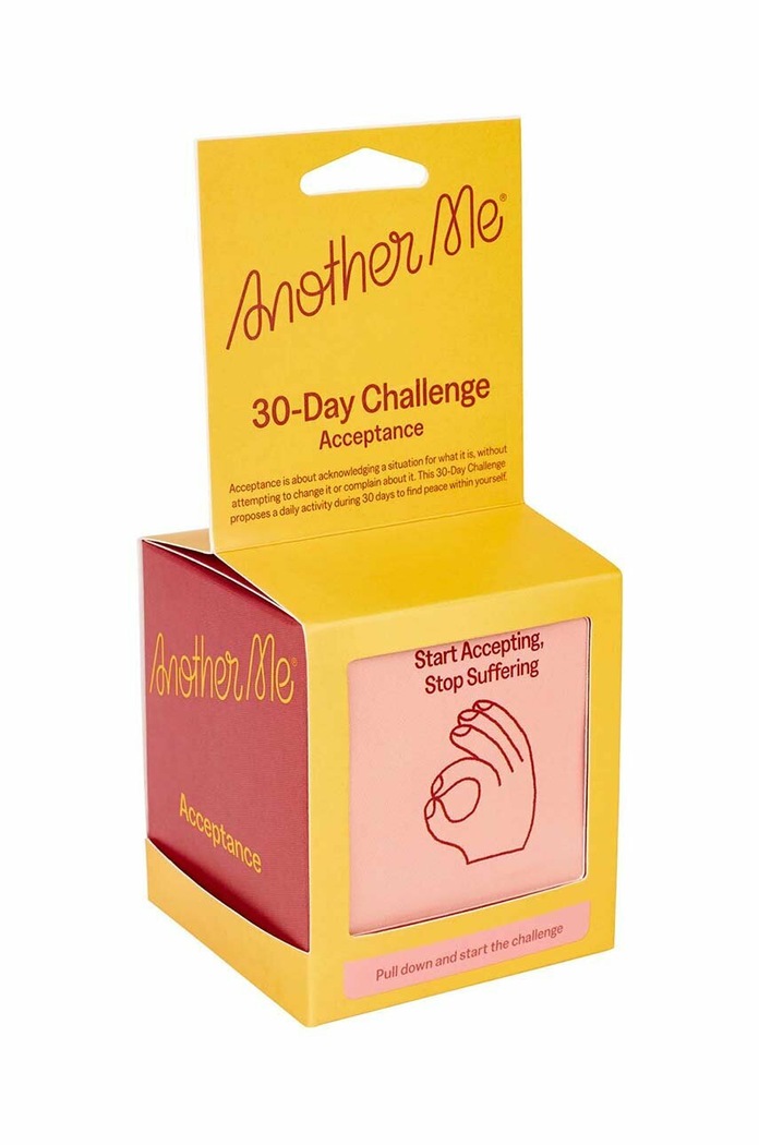 Another Me set de sticky notes 30 Day Challenge, Acceptance, English multicolor AM30CHBOACE