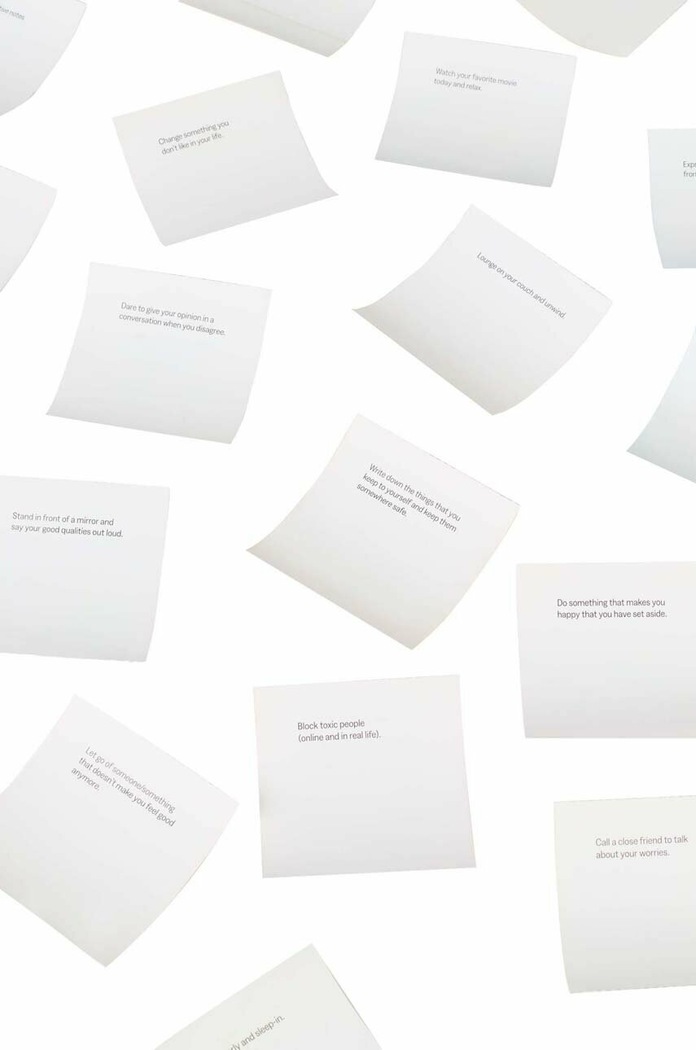 Lifestyle Another Me set de sticky notes 30 Day Challenge, Acceptance, English AM30CHBOACE multicolor