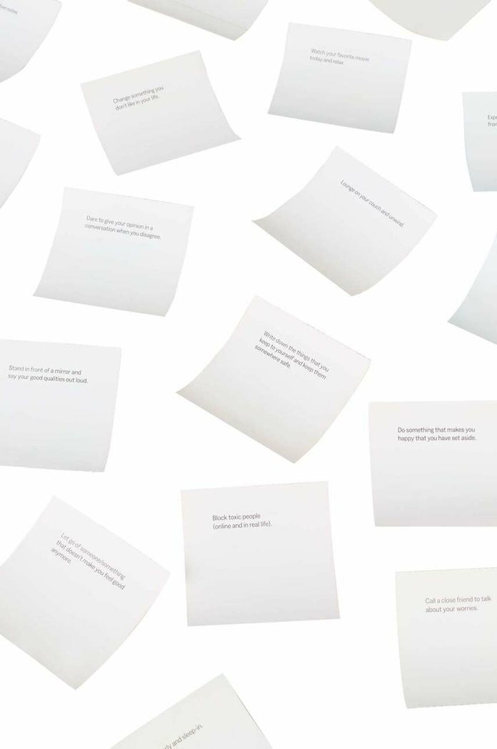 Lifestyle Another Me set de sticky notes 30 Day Challenge, Acceptance, English AM30CHBOACE multicolor