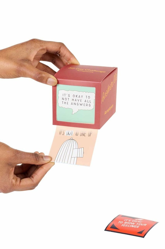 Another Me set de sticky notes 30 Day Challenge, Acceptance, English AM30CHBOACE multicolor