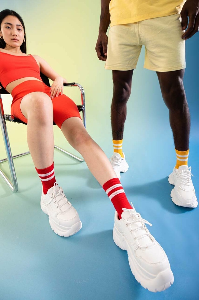 Ponožky Eat My Socks Ketchup & Mustard 2-pack EMSNCKEMX2