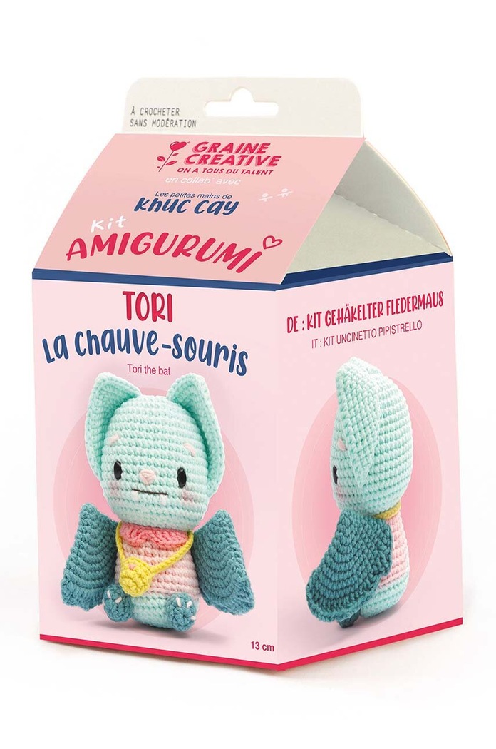 Lifestyle Háčkovací souprava Graine Creative Kit AMigurami Chauve-Souris 420248 vícebarevná