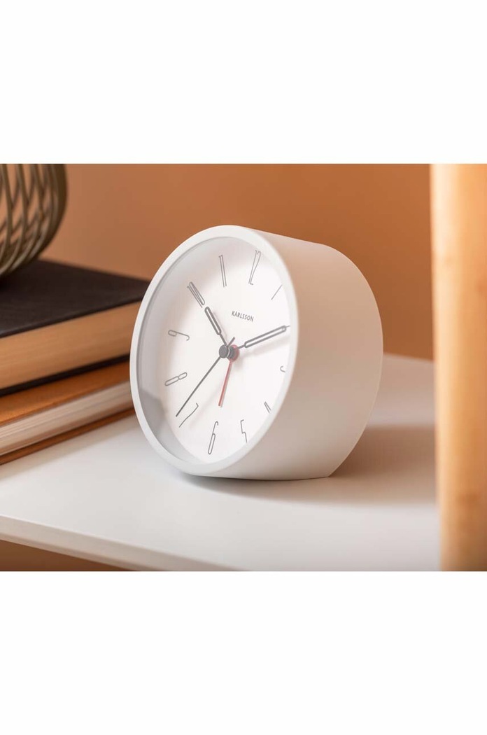 Karlsson ceas cu alarmă alb KA5915WH