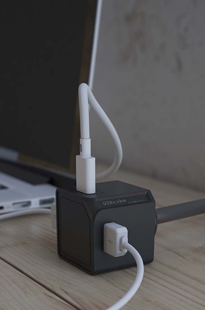 Lifestyle PowerCube ładowarka portowa usb USBcube Extended USB A+C 10467BK/EUACMC czarny