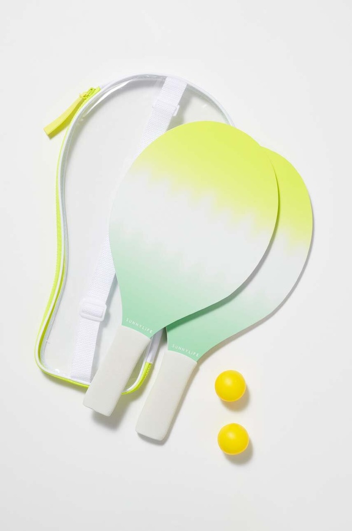 Sada plážových raket a míčků SunnyLife Dip Dye S3WBATSS vícebarevná AA00