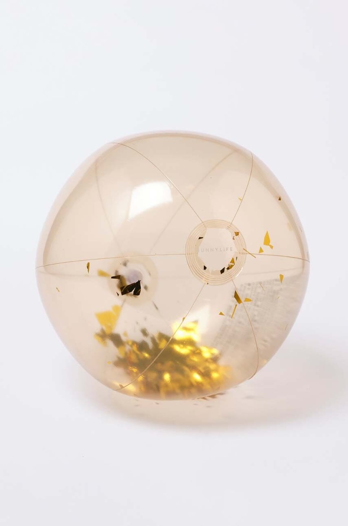SunnyLife piłka plażowa Disco Gold żółty S3PIBBGO