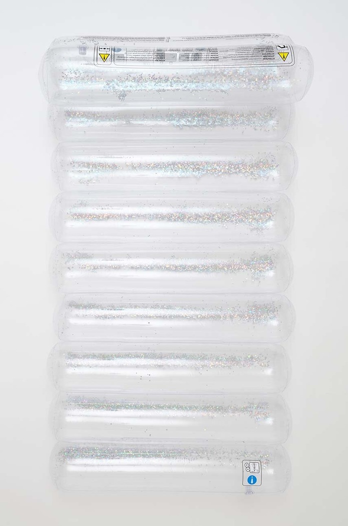SunnyLife saltea pneumatică pentru înot Lilo Glitter S3LTUBGL transparent AA00