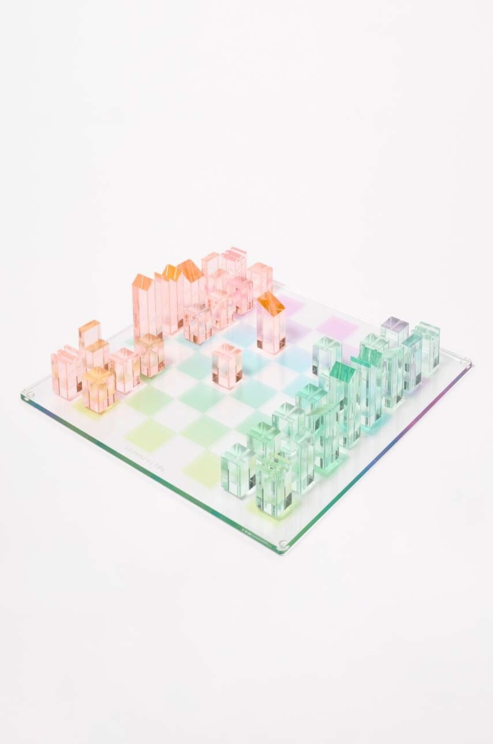 Šachy a dáma SunnyLife Lucite Aurora viacfarebná S35LCHCK