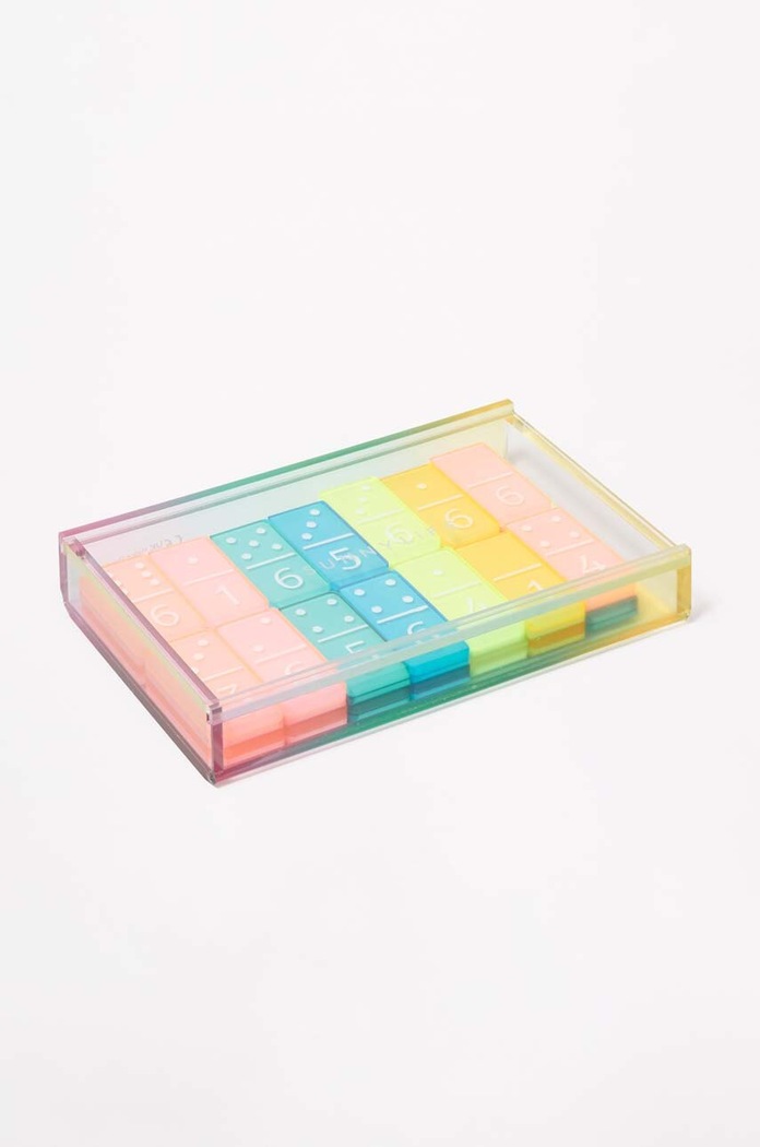 SunnyLife gra domino Lucite Dominoes Aurora multicolor S35LDOMN