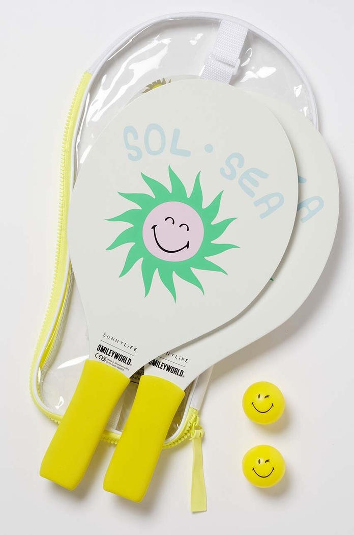 Σετ ρακέτες παραλίας και μπάλες SunnyLife World Sol Sea S3WBATSM πολύχρωμο AA00