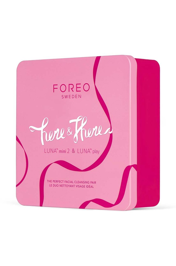 FOREO zestaw szczoteczek sonicznych Here & There LUNA™ mini 2 i LUNA™ play F9762. różowy AA00