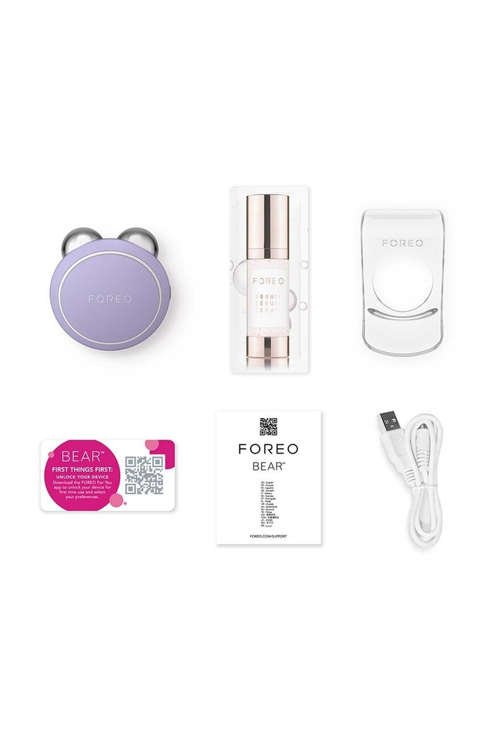 Домашнее SPA Устройство для моделирования лица FOREO BEAR™ Mini F9519 фиолетовой