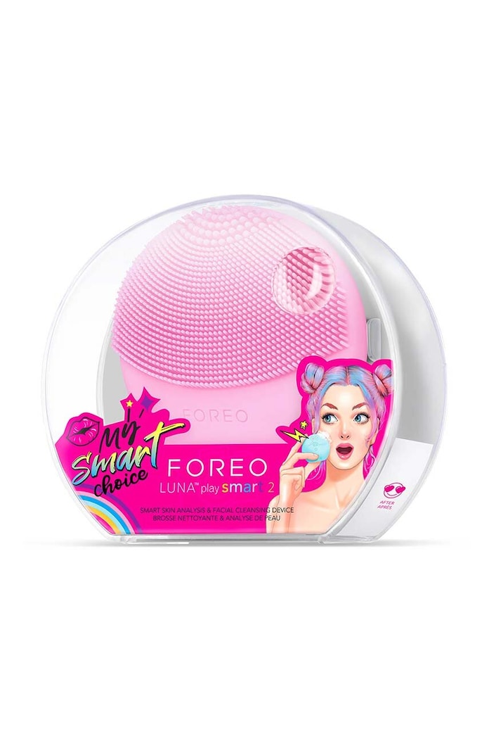 Zařízení pro inteligentní analýzu a čištění pokožky obličeje FOREO LUNA™ Play Smart 2 růžová F0187