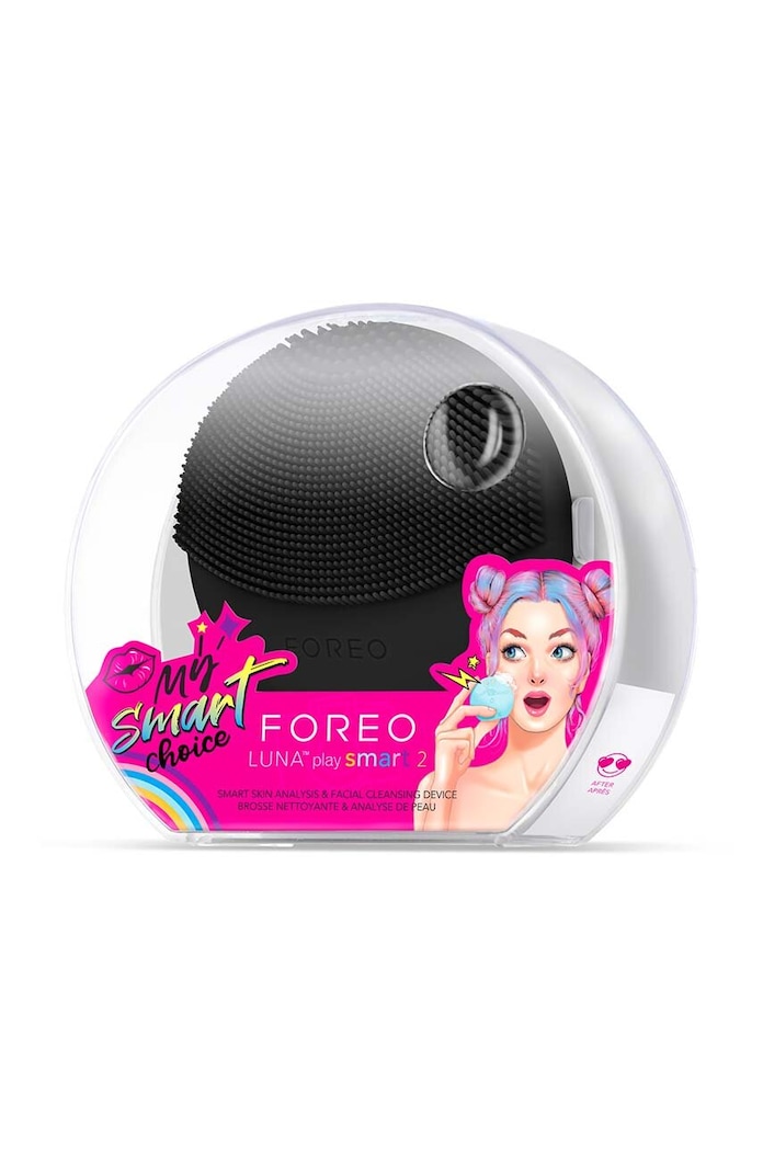Zařízení pro inteligentní analýzu a čištění pokožky obličeje FOREO LUNA™ Play Smart 2 černá F0156
