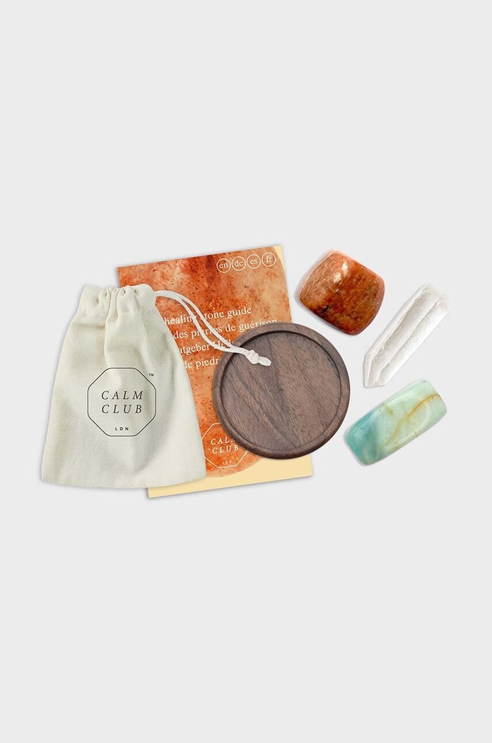 Křišťálová sada se stojanem Luckies of London Joy Healing Stone LK.CCJOYC vícebarevná AA00