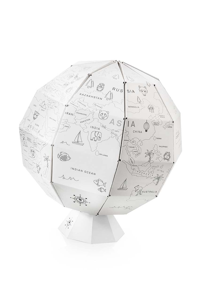 Donkey glob de colorat DIY My First Globe alb 400714