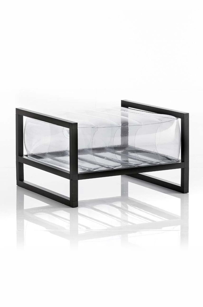 Mojow puf gonflabil Yoko transparent PYKCNEKO01TR