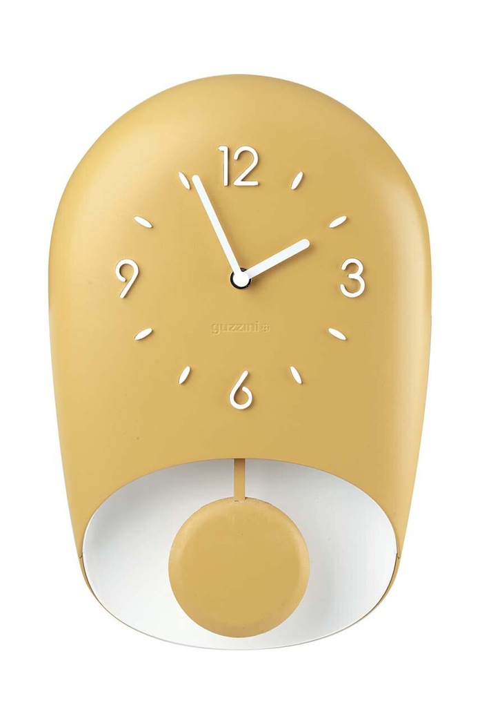 Guzzini ceas de perete Bell galben 168604206