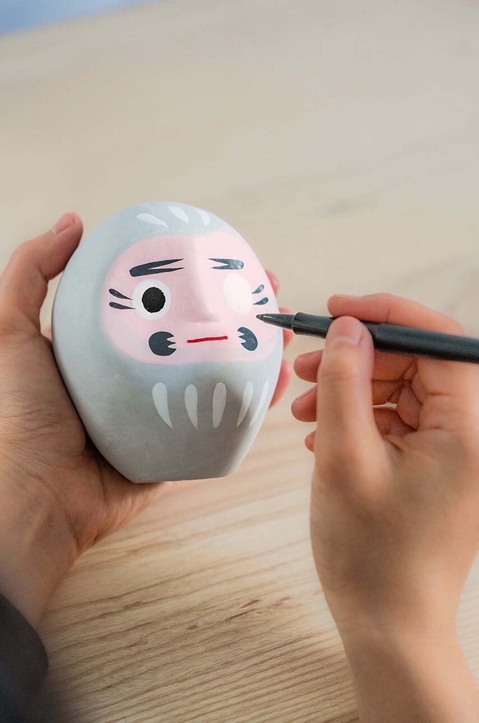 Nappali és hálószoba Donkey kívánságteljesítő Daruma 210421 többszínű