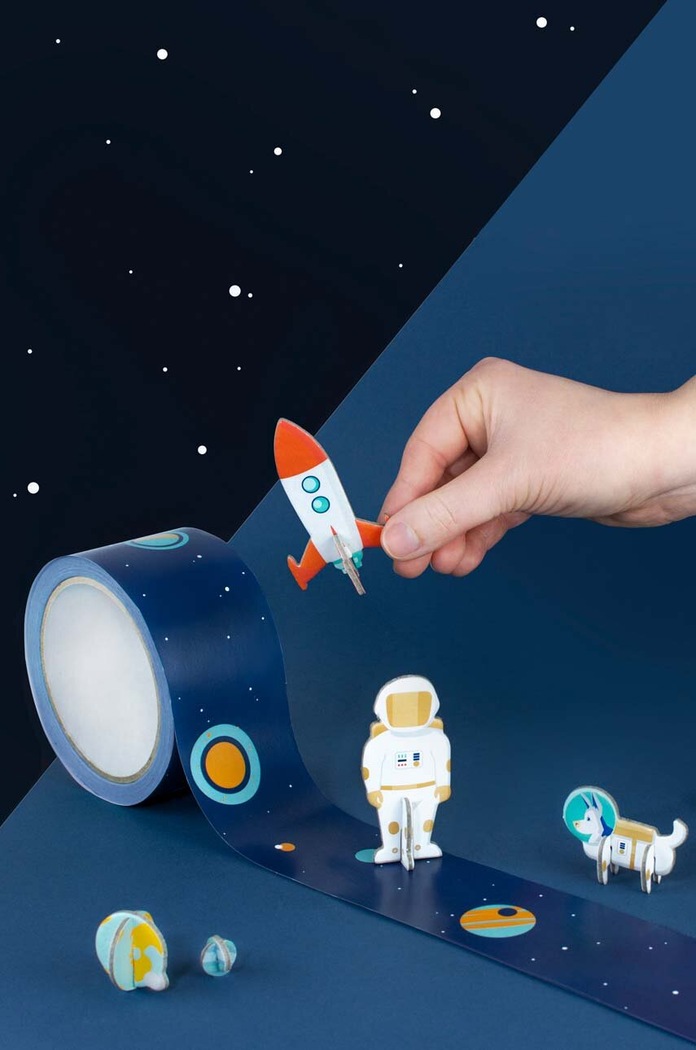 Set sa samoljepljivom vrpcom Donkey My first Space Flight 300622 šarena AA00