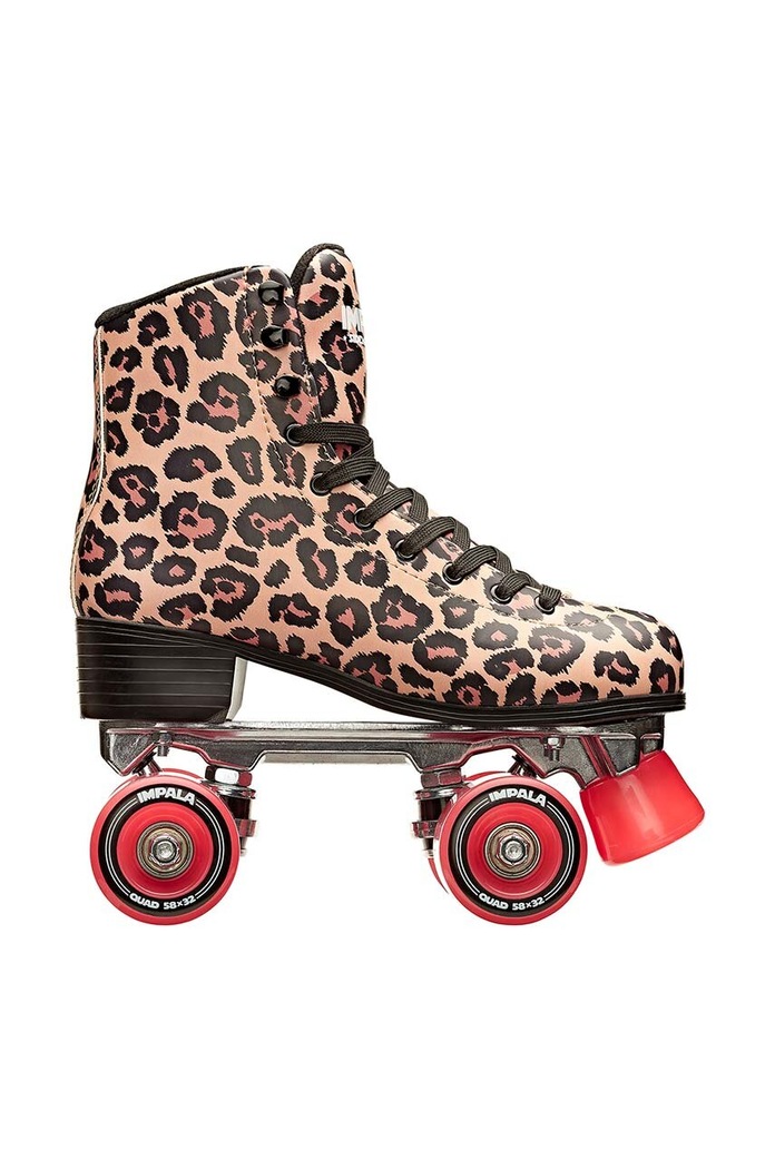 Kolieskové korčule Impala Quad Skate Leopard viacfarebná IMPROLLER1.LEOPARD