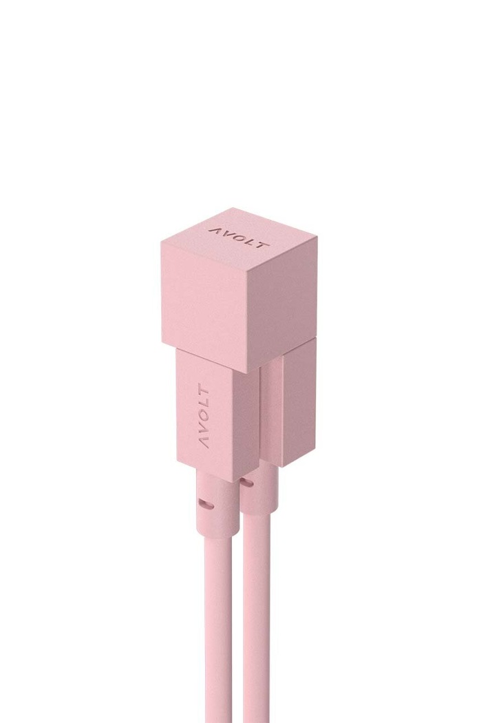 Лайфстайл Зарядний usb кабель Avolt Cable 1, USB A to Lightning, 1,8 m C1.USB.C89.18.P рожевий