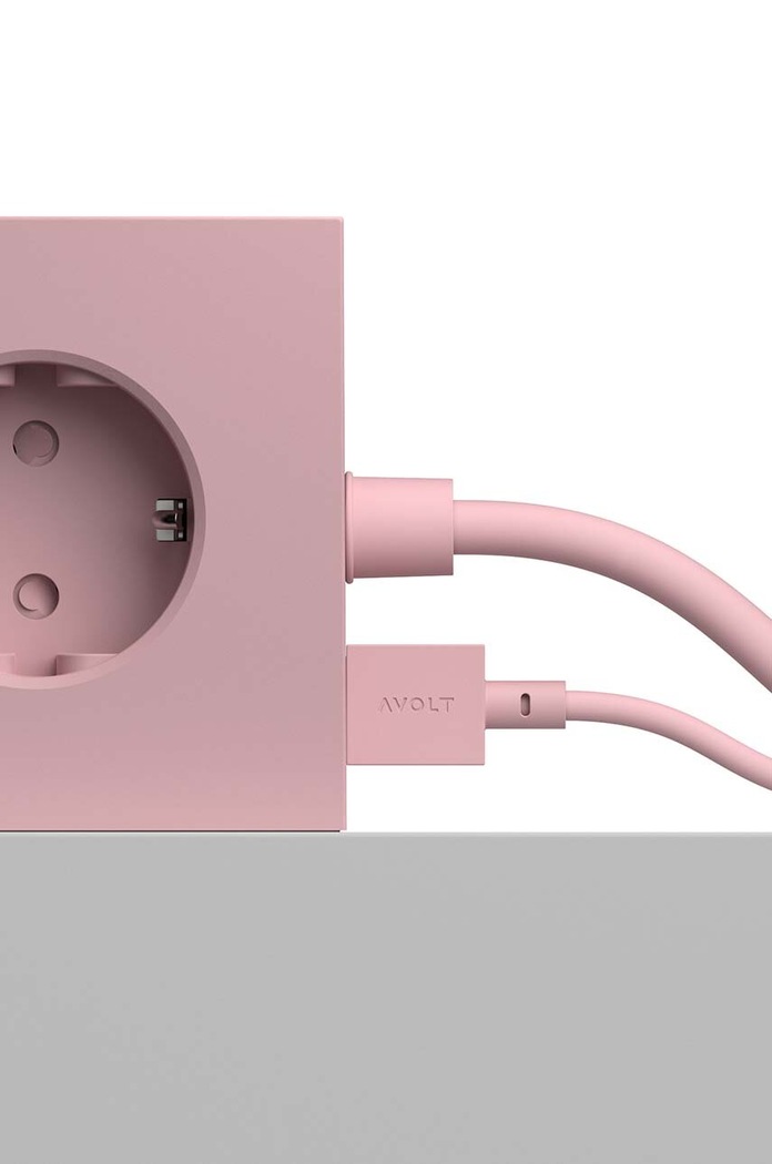 Зарядний usb кабель Avolt Cable 1, USB A to Lightning, 1,8 m рожевий C1.USB.C89.18.P
