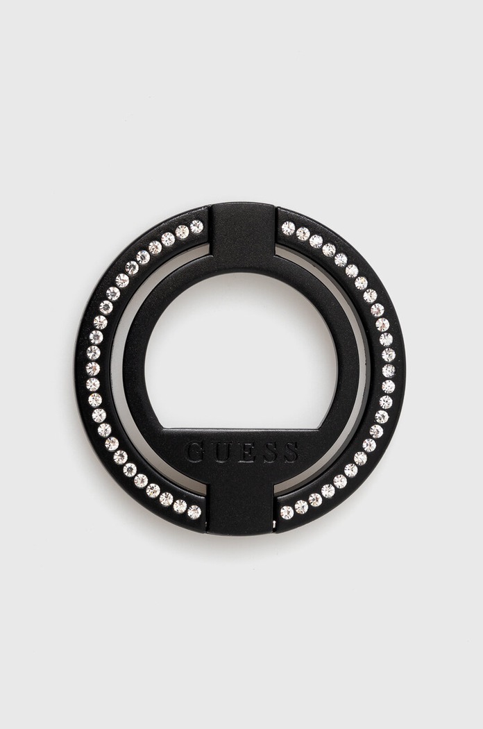 Δαχτυλίδι για το τηλέφωνο Guess MagSafe Ring μαύρο GUMRSALDGK