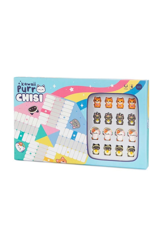 Igra ludo Balvi Kawaii Purrchisi 27737 šarena AA00