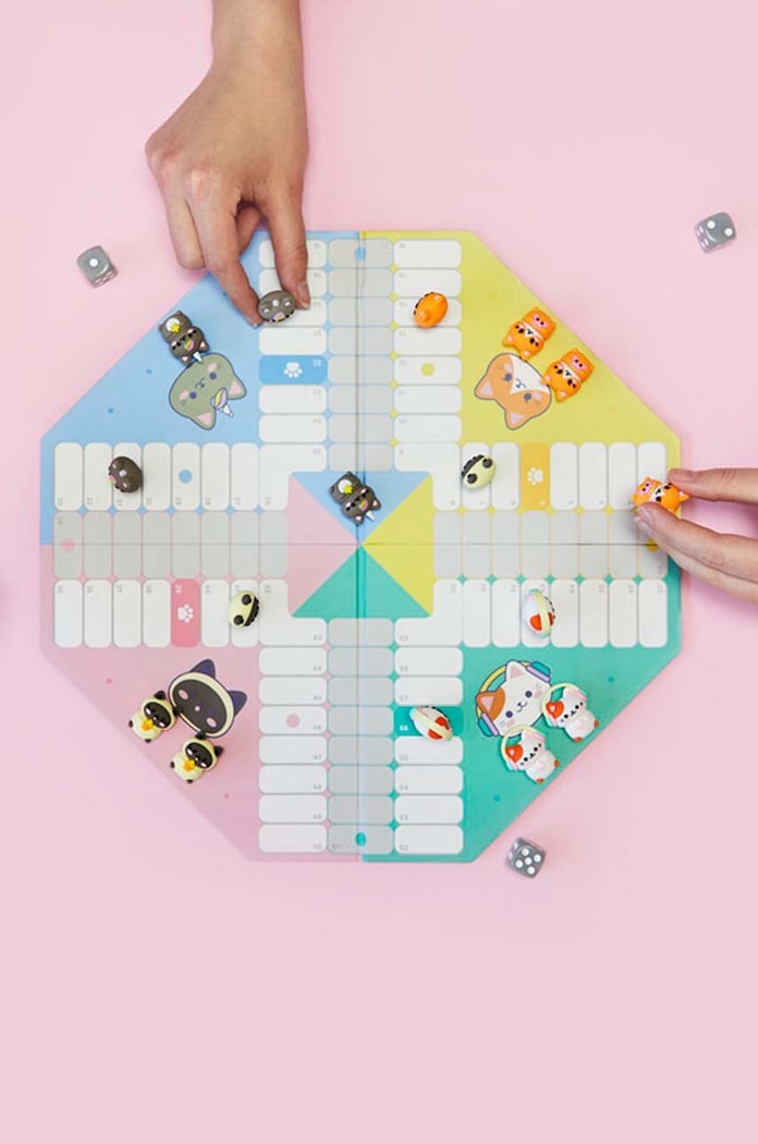 Igra ludo Balvi Kawaii Purrchisi šarena 27737
