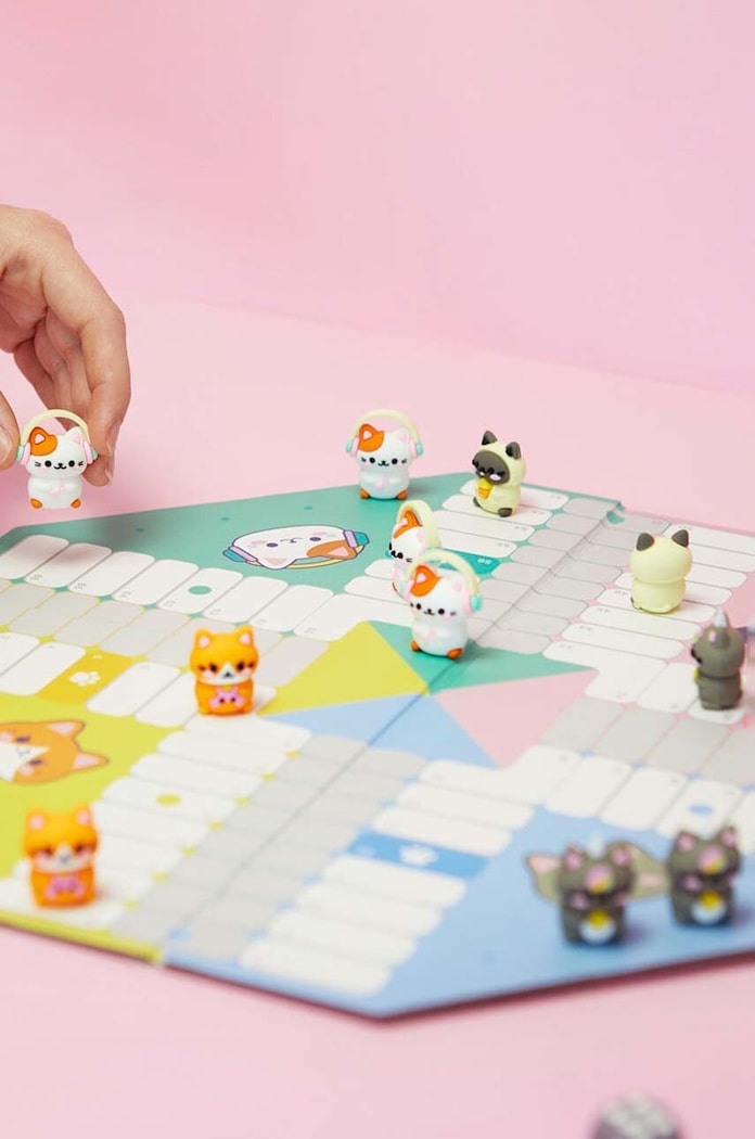 Igra ludo Balvi Kawaii Purrchisi 27737 šarena