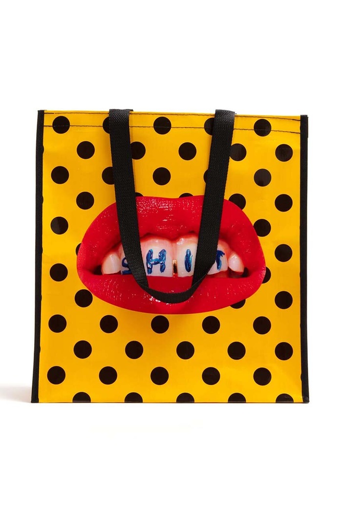 Lifestyle Seletti pungă de cumparaturi Big Shit 02112 multicolor