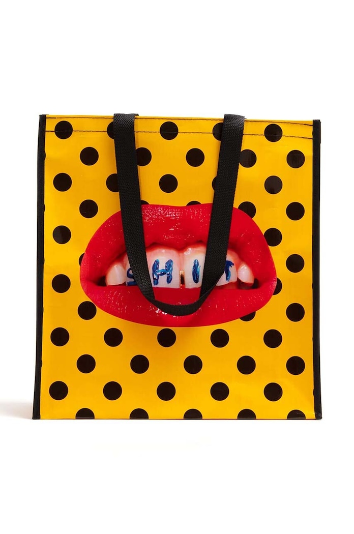 Lifestyle Seletti pungă de cumparaturi Big Shit 02112 multicolor