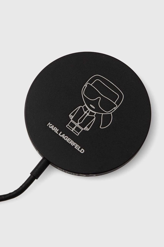 Karl Lagerfeld ładowarka indukcyjna 15W MagSafe czarny KLCBMSIKBK.