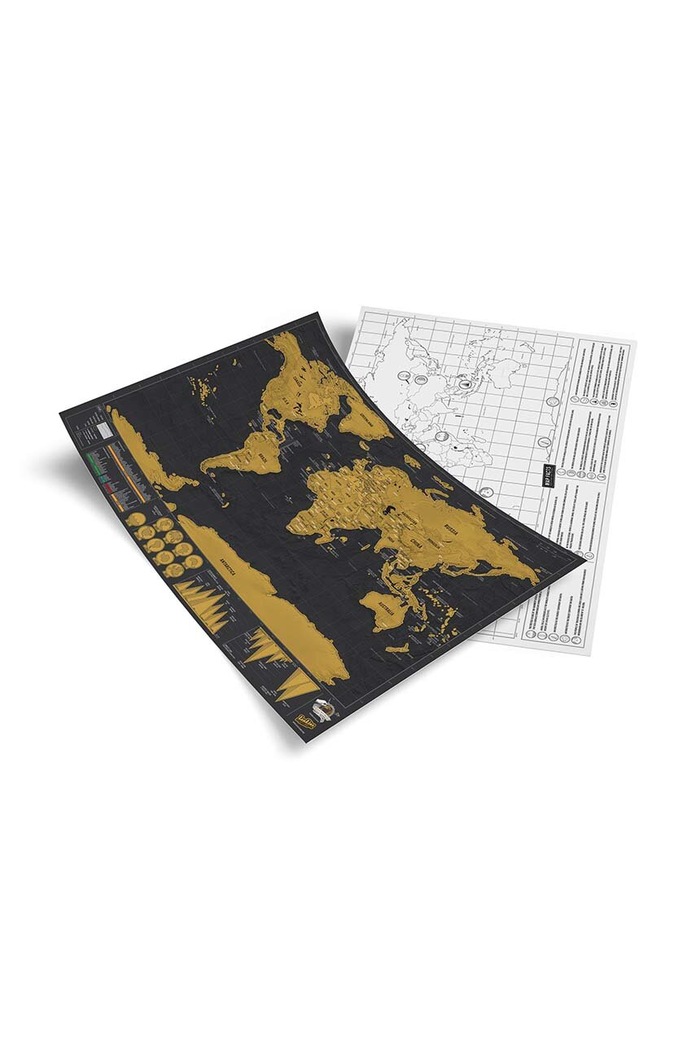 Luckies of London mapa-zdrapka Scratch Map® Travel Deluxe LK.LUKSDT multicolor AA00