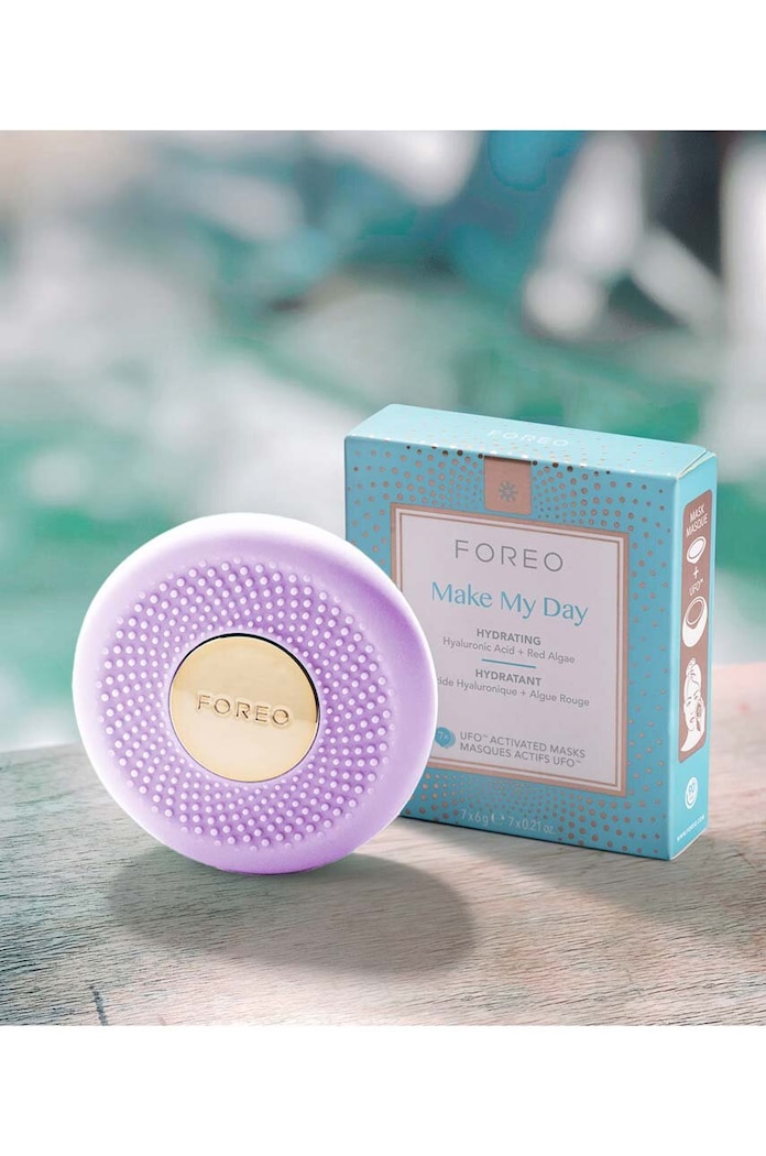 Home SPA Συσκευή για την εφαρμογή μάσκας και φωτοθεραπεία FOREO UFO™ 3 go F1597 μωβ