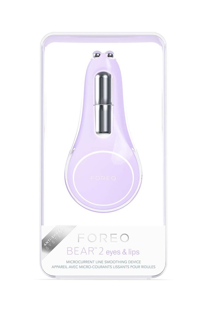 Uređaj za mikrostrujno peglanje bora oko očiju i usana FOREO BEAR™ 2 F1733 ljubičasta