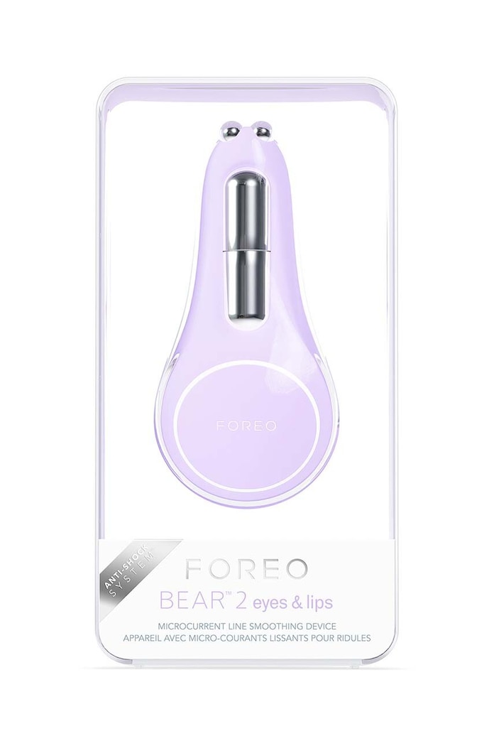 Uređaj za mikrostrujno peglanje bora oko očiju i usana FOREO BEAR™ 2 F1733 ljubičasta